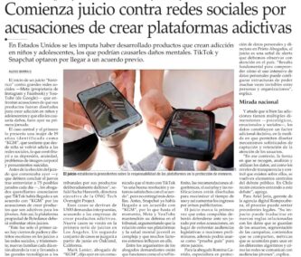 Comienza juicio contra redes sociales por acusaciones de crear plataformas adictivas